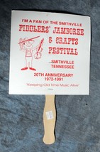 1972-1991 Smithville TN Fiddlers Jamboree 20th Anniversary Advertising Fan - £7.89 GBP