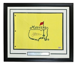 Jack Nicklaus Signé Encadré Masters Golf Drapeau Avec / Ans Bas AC40936 - £1,144.94 GBP