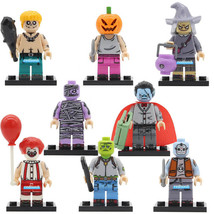 Mask Elson Wild the Wolf Clown Hunter Halloween Lego Compatible Minifigure Brick - £15.05 GBP