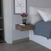 Milano Floating Nightstand w/ Drawer - Dark Brown - $126.56 CAD