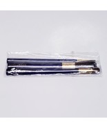 Estee Lauder 3 Piece Brush Set Full Size [Sealed New/ No Box] -Cobalt Ha... - £8.47 GBP