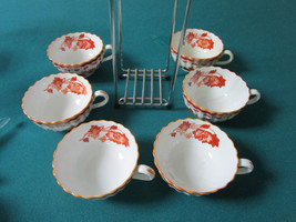 Spode Copeland England For Tiffany New York 6 Cups And Stand * - £98.92 GBP