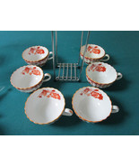 SPODE COPELAND ENGLAND FOR TIFFANY NEW YORK 6 CUPS AND STAND * - £97.38 GBP
