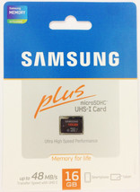 New Samsung 16GB micro SD SDHC Memory Card Class 10 Galaxy S2 SII S3 S4 S5 Tab - £28.27 GBP