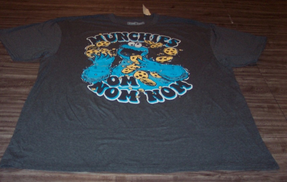 Vintage Style SESAME STREET COOKIE MONSTER  T-Shirt BIG & TALL 3XB 3XL NEW Item image 2