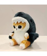 CUTE SHARK CAT PLUSH  Stuffed Animal Pendant Toy Gift 15cm Soft Plushies... - £18.32 GBP