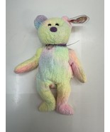 TY Beanie Baby Groovy 1999 Colorful Bear Retired - $5.87