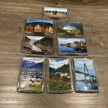 Lot of 8 Vintage NORWAY Refrigerator Magnets! - £12.68 GBP