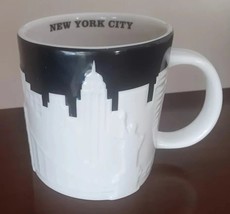 Starbucks New York City Coffee Mug Skyline Relief 3D Yellow Taxi New Bon... - $25.18