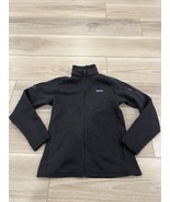 Patagonia Jacket Women&#39;s Medium Black Full Zip Better Sweater Company Lo... - €28,49 EUR