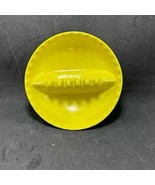 Anholt Yellow Melamine Round Ashtray VTG MCM Atomic Retro USA - $15.50