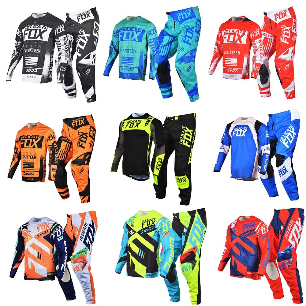 Delicate Fox Flexair Mach Union Jersey and Pants Set Offroad Racing MX M... - $136.76