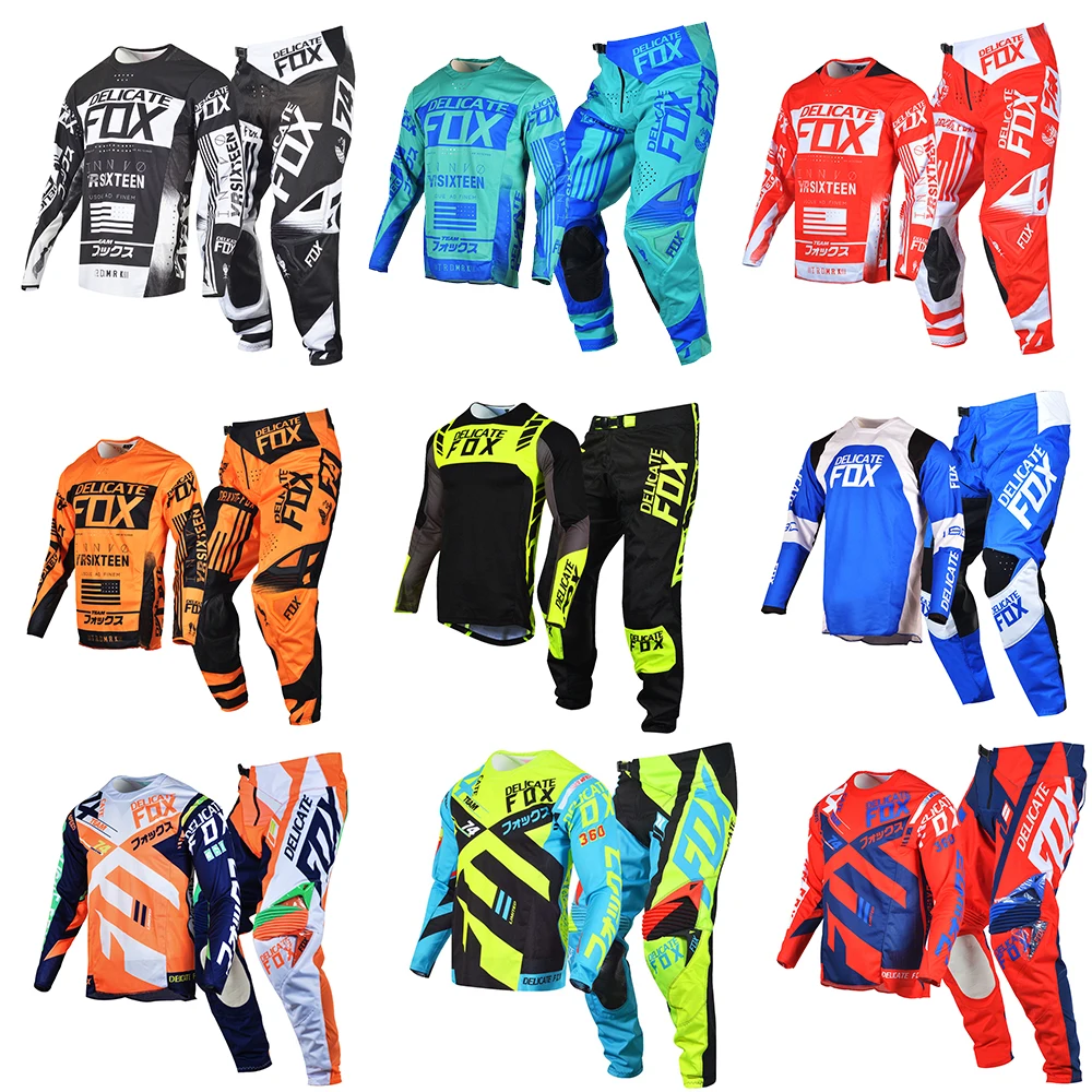 Delicate Fox Flexair Mach Union Jersey and Pants Set Offroad Racing MX Motocross - £102.77 GBP