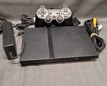 Sony PlayStation 2 PS2 Slim Black Console System - £61.54 GBP