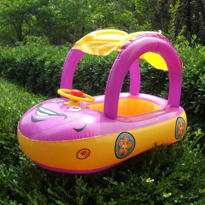 Baby Inflatable Swimming Ring Pool Float Safety Swimming Rings Inflatable Swim - £24.47 GBP