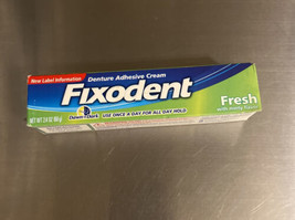 Fixodent All Day Hold Denture Adhesive Cream FRESH MINT 2.4 oz (Pack of 1) - £39.21 GBP