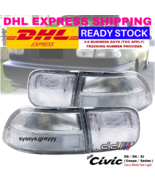 Clear White Rear Tail Light Lamp For Honda Civic 4 Door SR EG EG9 1992-1... - $3,645.68 MXN