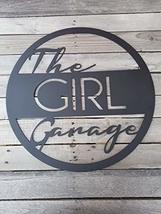 Boyce22Par The Girl Garage Metal Sign Last Name Welcome Front Porch Metal Sign W - £54.32 GBP