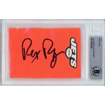 Rex Ryan Auto New York Jets Signed Football Pylon Cut Beckett Autograph Slab NY - £70.04 GBP