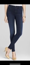 Not Your Daughters Jeans Women&#39;s Denim Dark Blue Stretch Skinny Size 0P NWT - £62.71 GBP