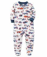 CARTER&#39;S RACE CAR FLEECE PAJAMA SLEEPER SIZE ASST. SIZES 327G307 - $15.07 CAD