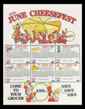 1980 Kraft June Cheesefest Circular Coupon Advertisement - £14.98 GBP