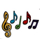 Abstract 5 piece &quot;Dancing Music Notes&quot; Wood Wall Sculpture hangings wall... - $2,501.95 MXN