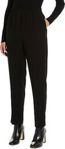NWT THEORY dress pants 4 pleated career slacks tailored trousers black w... - £111.64 GBP