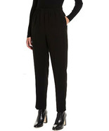 NWT THEORY dress pants 4 pleated career slacks tailored trousers black w... - £112.17 GBP