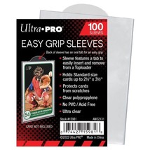 Ultra Pro Deck Protector: Easy Grip Sleeves 2.5&quot;x3.5&quot; (100) - £5.12 GBP