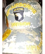101st Airborne Division w/Vietnam metal on light camo ball cap - €17,36 EUR