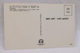 Vintage Post Card National Shrine of Notre-Dame Du Cap Interior View Altar - £3.89 GBP