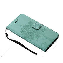 Anymob Huawei Phone Case Green 3D Tree Flip Leather Wallet Cover - £23.04 GBP