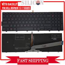 US Backlit Laptop Keyboard For Dell Inspiron 15-7000 Series 15-7559 15-7557 - $31.99