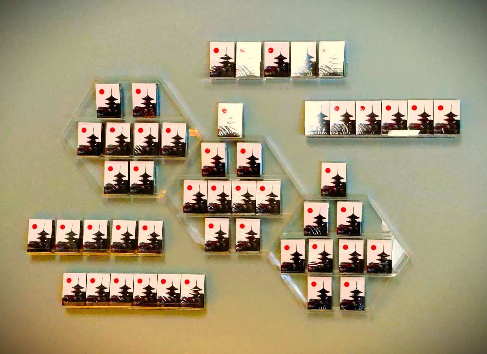 Cardware Desktop Wall Mount Shelf UV Resistant Acrylic Playing Card ...