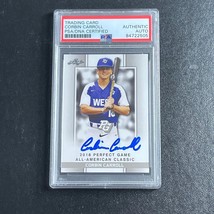 2018 Leaf Perfect Game trading card signed by Corbin Carroll PSA/DNA Arizona Dia - £117.98 GBP