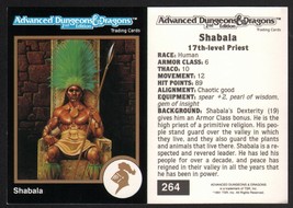 1991 TSR AD&amp;D Gold Border RPG Fantasy Art Card #264 ~ Fred Fields Art / Cleric - $6.92