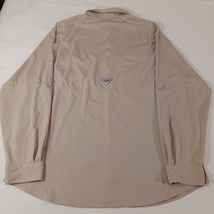 Columbia Omni-Shade FM7253 Men's 2XL Brown Vented Button Front Long Sleeve Shirt image 2