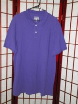 Sonoma Weekend Polo Shirt XL Purple SS 2 Button - £8.69 GBP