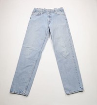 Vintage Y2K 2000 Levis 550 Mens 36x36 Distressed Relaxed Fit Denim Jeans Blue - £55.16 GBP