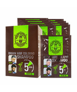 New Men&#39;s Master BROWN Hair Coloring Shampoo Cover 25ml Sachet Result in... - $6.11 CAD
