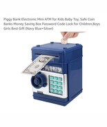 Electronic Locks Piggy Bank  for Kids Mini Money Safe - $40.11 CAD