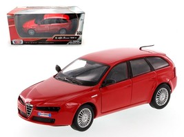 Alfa Romeo 159 SW Red 1/24 Diecast Car Model by Motormax - $1,503.08 MXN