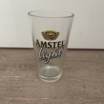 Vintage Retired Logo Amstel Light Pint Beer Glass - £9.67 GBP