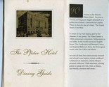 The Hotel Pfister Dining Guide Milwaukee Wisconsin English Room Cafe Rouge  - $47.52
