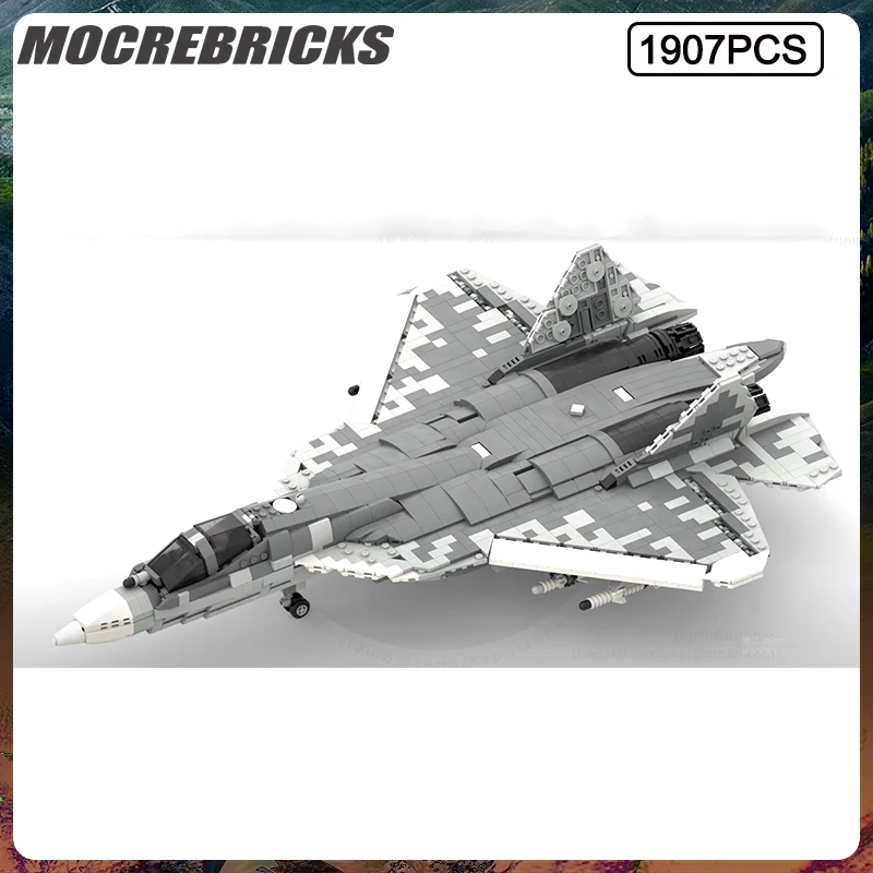 WWII  Military Series US Armed Bomber Sukhoi SU-57  Assemble Building Block - £250.63 GBP