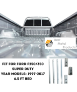 Full Set Truck Bed Support Rail 1999 - 2017 Ford Super Duty F-250, F-350... - $197.95