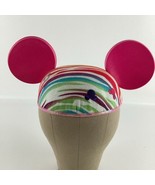 Walt Disney Parks Mickey Mouse Ears Hat Neon Pink Headgear Souvenir Spar... - $29.65