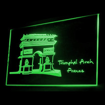 220006B Triumphal Arch France Famous Vintage Sight mountainous LED Light Sign - £17.37 GBP