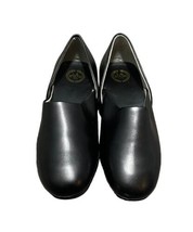 L.B. Evan’s Men’s Radio Tyme Black Leather Slippers Size 9.5  New Without Box  - £32.49 GBP